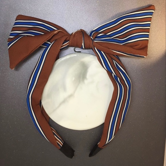 Anthropologie Accessories - NWOT Anthropologie Bow Stripe Headband